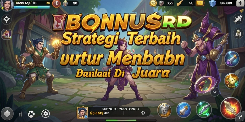 Screenshot menunjukkan aksi taktikal mendebarkan di BONUSRP.
