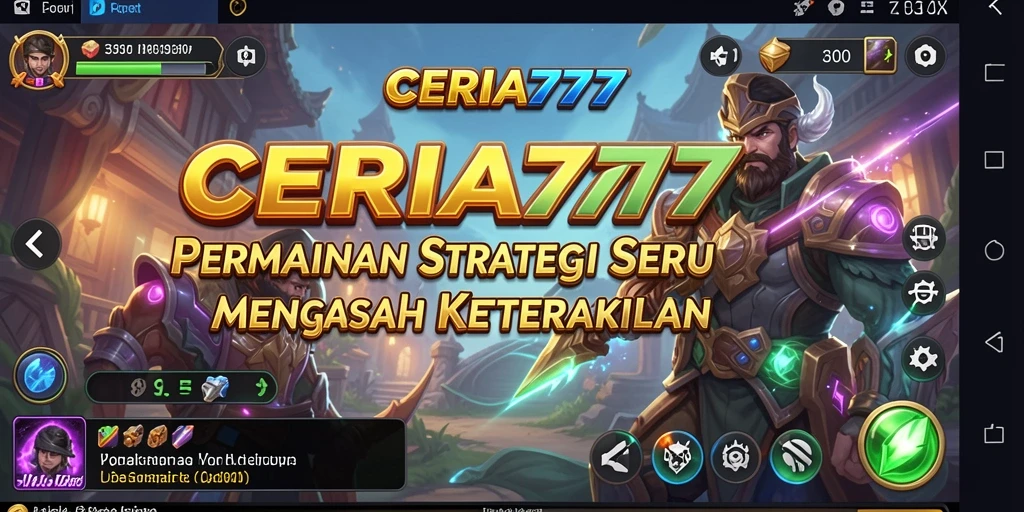 Tampilan gameplay CERIA777 yang menantang dan menarik.