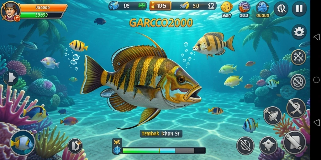 Tangkapan layar dari gameplay GARCO200 yang mendebarkan.
