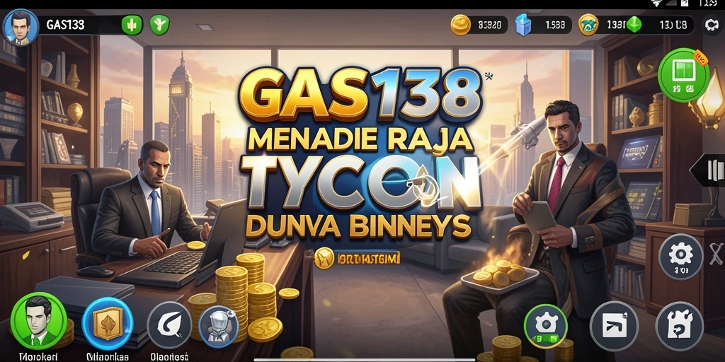 Gameplay menantang dalam dunia bisnis Tycoon.