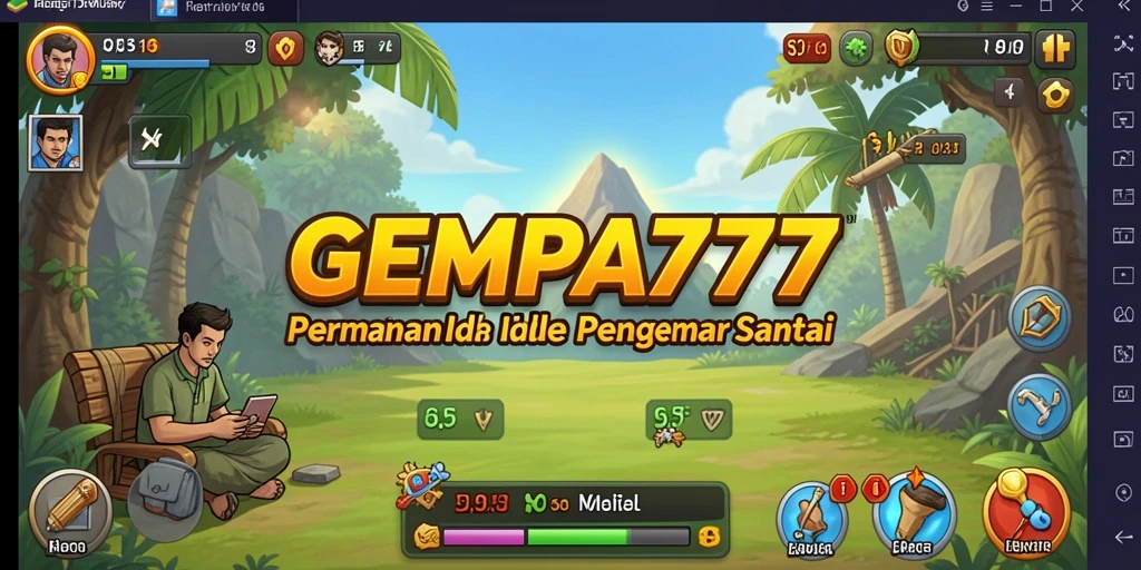 Screenshot gameplay GEMPA777 yang menampilkan momen seru dalam permainan Idle.