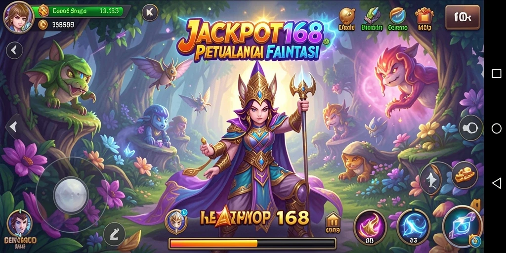 Tampilan gameplay seru dalam dunia petualangan fantastis.