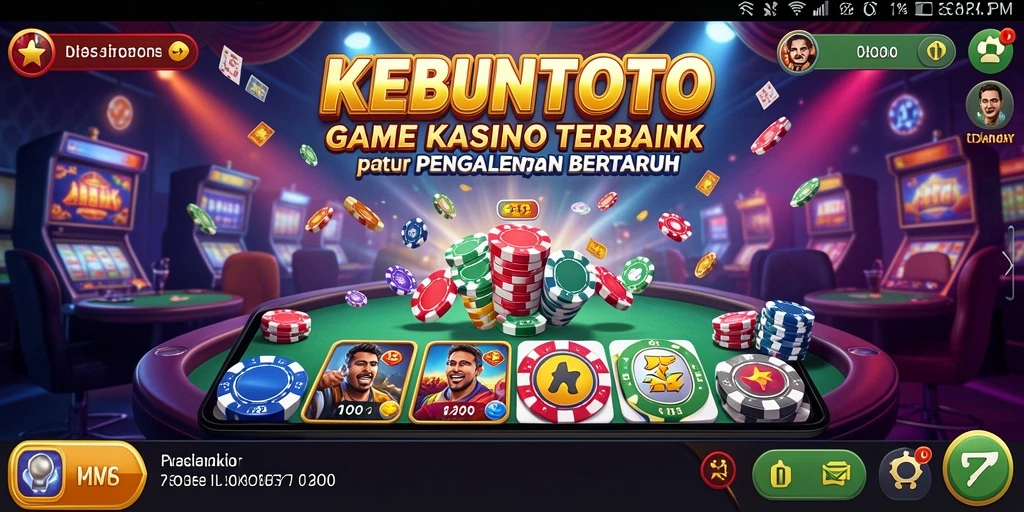 Screenshot KEBUNTOTO menampilkan gameplay seru dan menarik di Kasino.