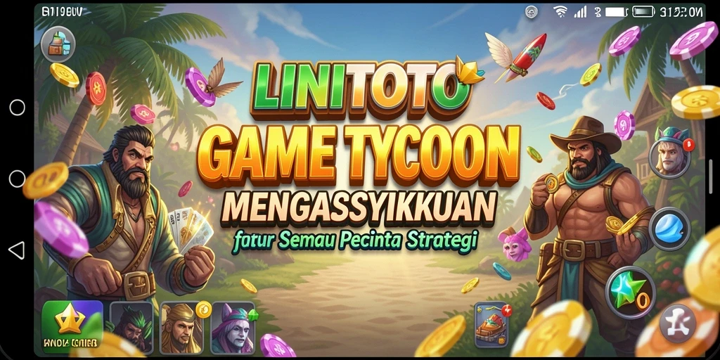 Tampilan gameplay Tycoon dalam LINITOTO yang menarik dan interaktif.